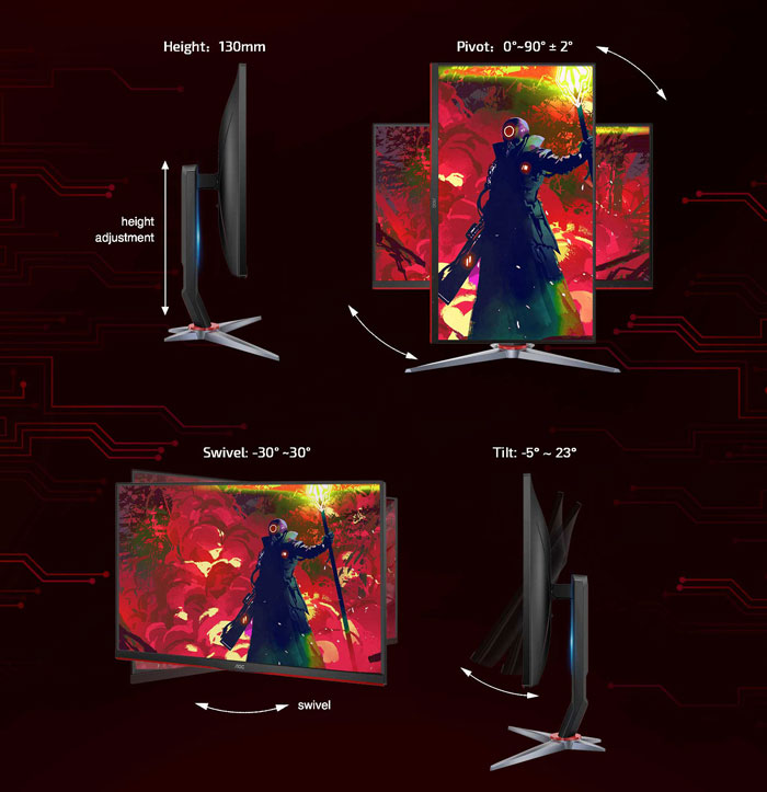 AOC C24G2/74 FHD IPS 144Hz 1ms HDR Freesync